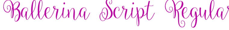 Ballerina Script Regular